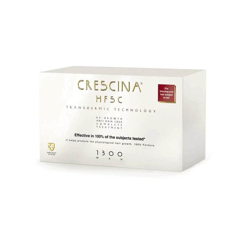 Изображение товара Crescina Transdermic HFSC 1300 комплекс для роста волос мужчин 40 шт