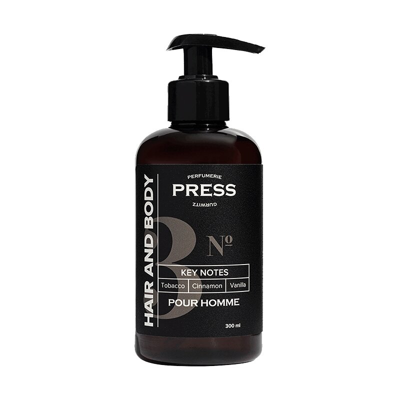 Изображение товара Парфюмери Пур Ом Шампунь-гель 2в1 с ароматом табак-корица-ваниль 300 мл