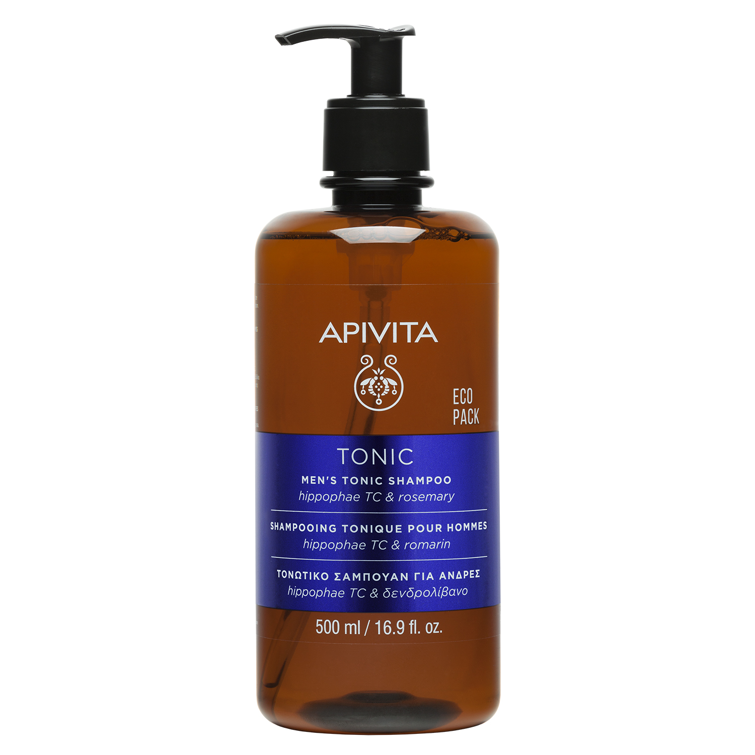 Изображение товара Apivita Tonic Шампунь тонизирующий от выпадения волос для мужчин 500 мл