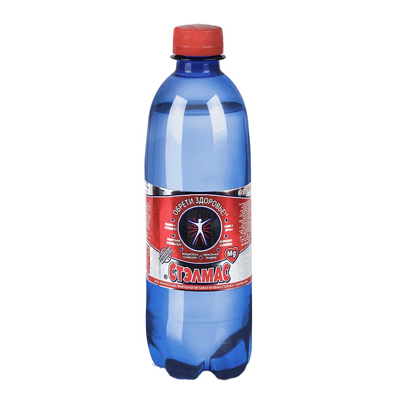 Изображение товара Стэлмас Mg+ Вода минеральная в пластике 0,5 л