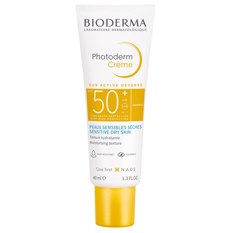 Изображение товара Биодерма Photoderm SPF 50+ солнцезащитный крем для сухой чувствительной кожи 40 мл