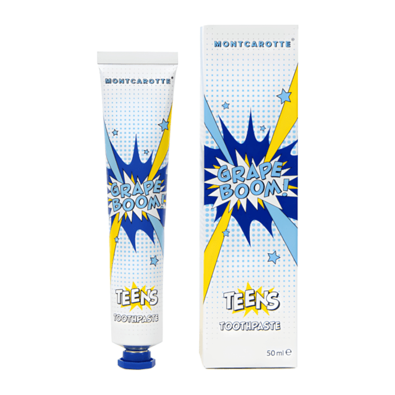 Изображение товара Montcarotte Teens Виноградный взрыв зубная паста для детей 7+ 50 мл