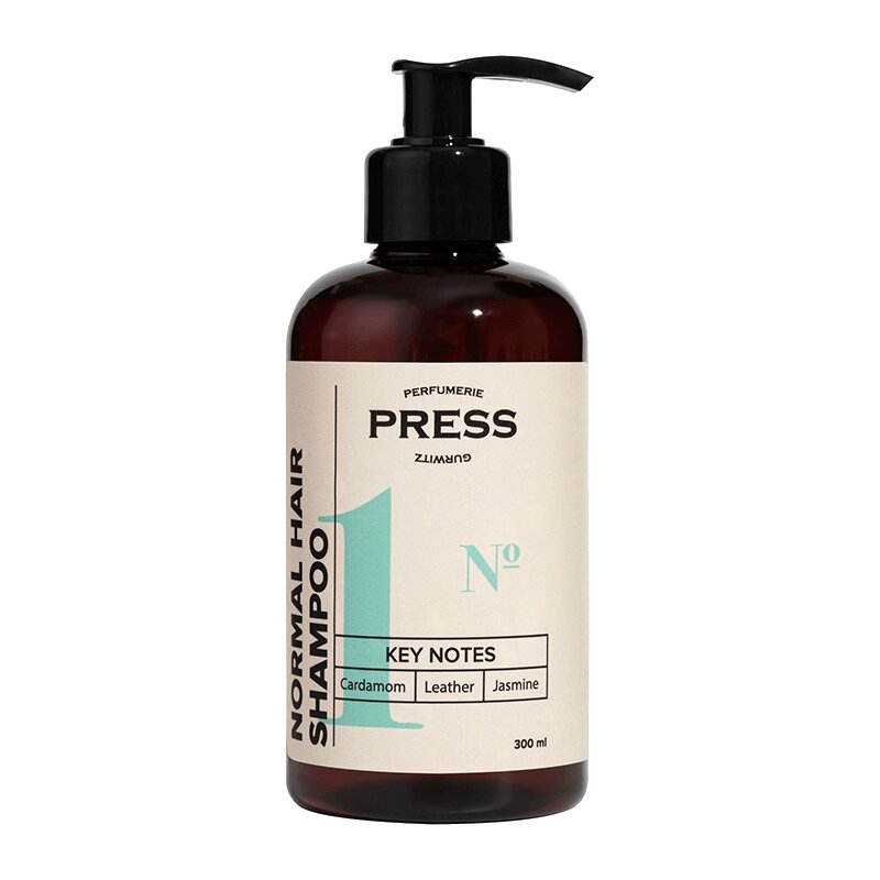 Изображение товара Шампунь для нормальных волос Press Gurwitz №1 Кардамон-Кожа-Жасмин 300 мл