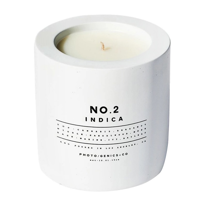 Изображение товара Парфюмированная свеча Photo/Genics+Co No.2 Indica 260 г в керамической вазе