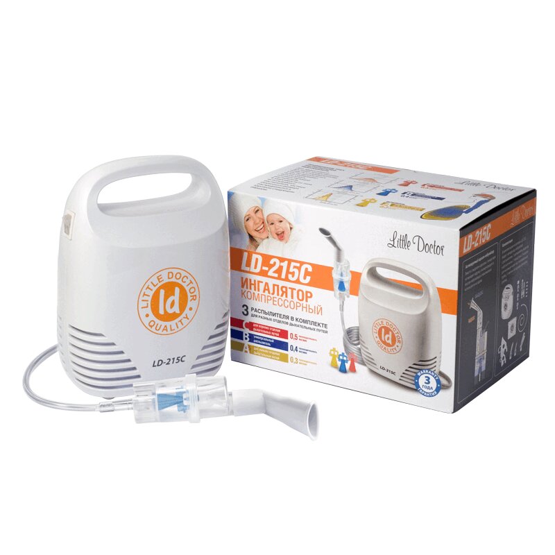 Изображение товара Компрессорный ингалятор Little Doctor LD-215С для домашних ингаляций