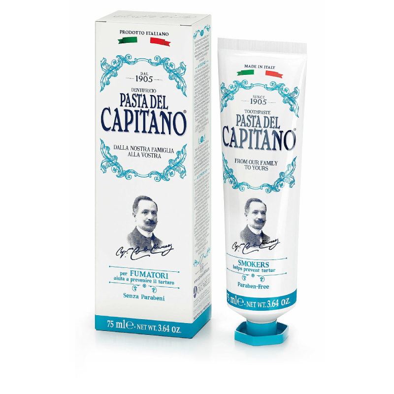 Изображение товара Pasta del Capitano 1905 зубная паста для курящих 75 мл с ароматом перечной мяты