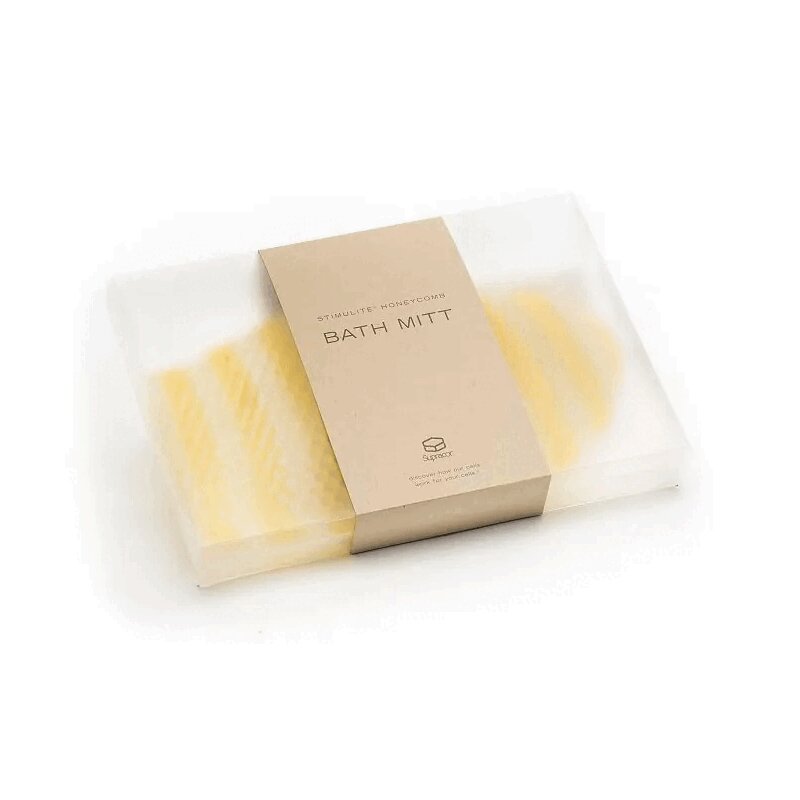 Изображение товара Супракор Стимулайт Мочалка-рукавичка Золотой для ухода за кожей тела