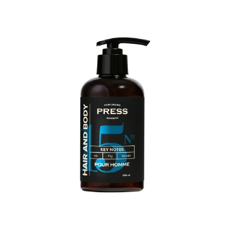 Изображение товара Шампунь-гель 2в1 Press Gurwitz Perfumerie №15 Ирис-Инжир-Сандал 300 мл