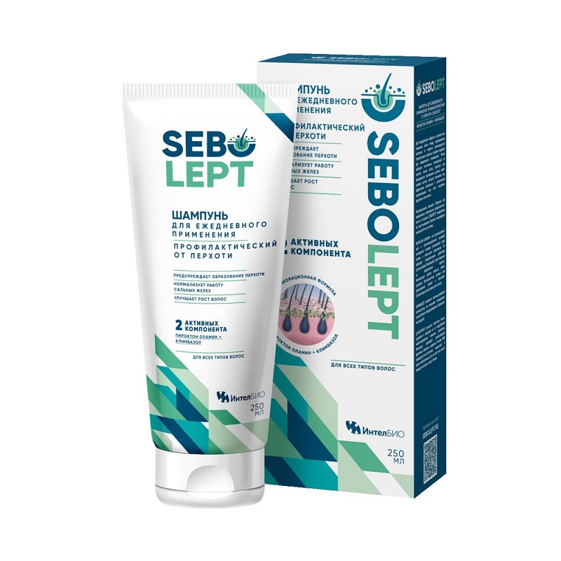 Изображение товара SEBOLEPT Шампунь от перхоти для ежедневного применения профилактический 250 мл
