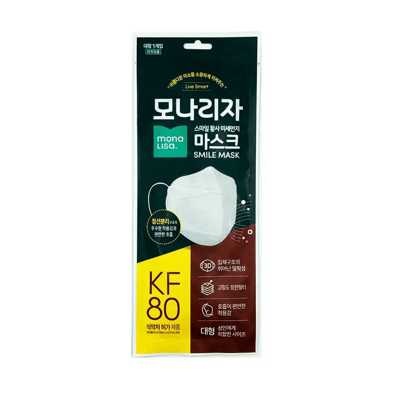 Изображение товара Монализа Маска гигиеническая KF 80 1 шт многоразовая защитная маска