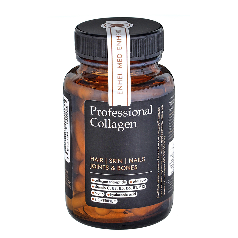 Изображение товара Enhel Med Коллаген капсулы 60 шт для молодости и здоровья кожи суставов