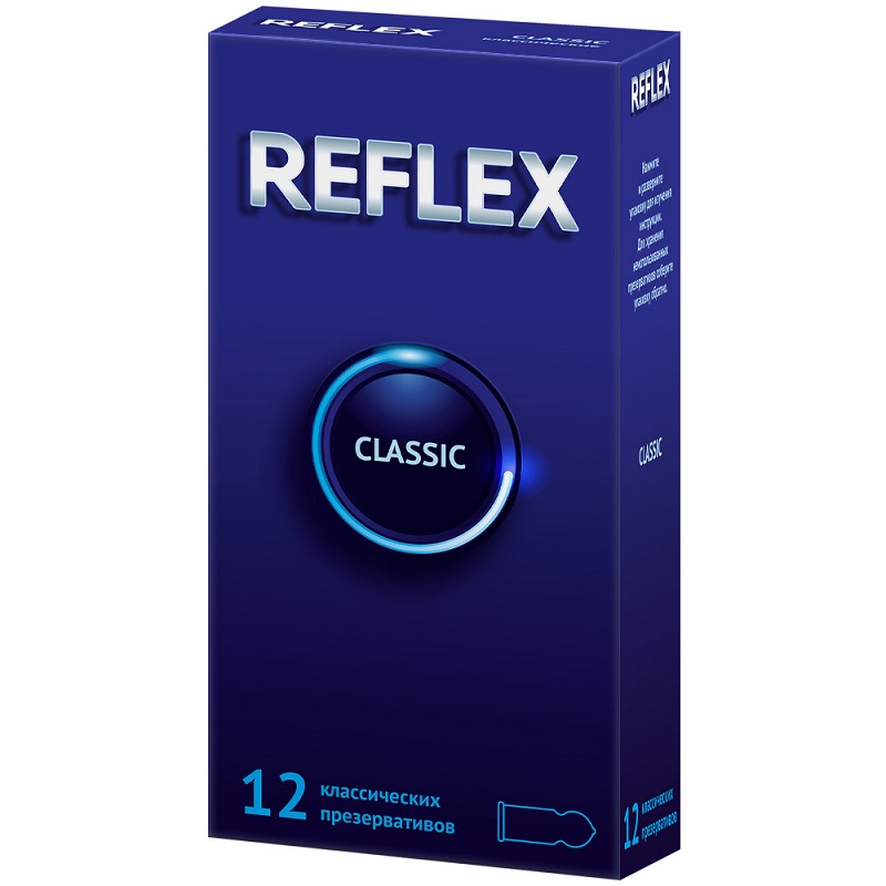 Изображение товара Презервативы Reflex Classic 12 шт основные барьерные средства защиты