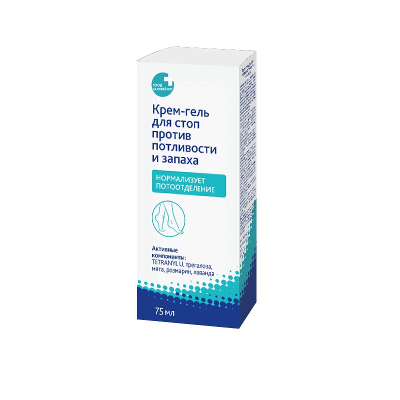 Изображение товара PL Крем-гель для стоп 75 мл против потливости и запаха