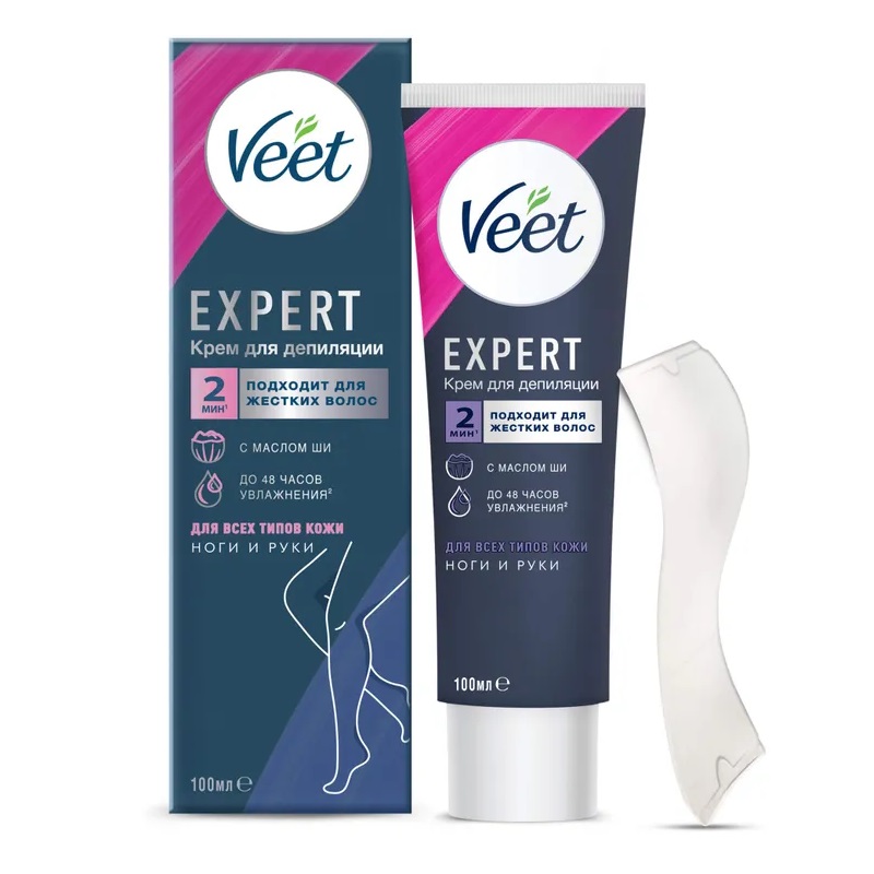 Изображение товара Veet Эксперт Крем для депиляции 100 мл для всех типов кожи