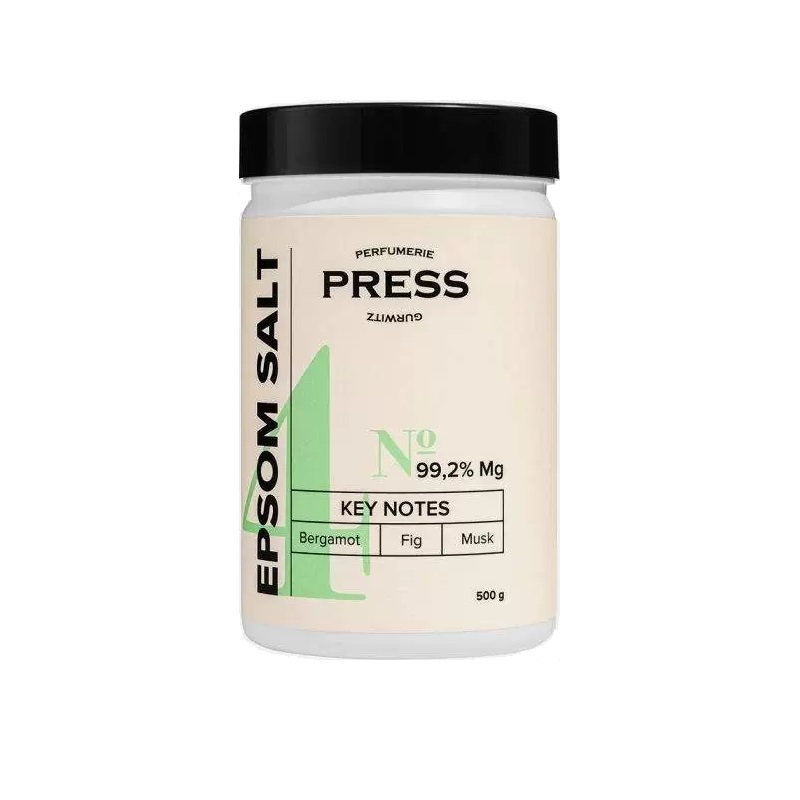 Изображение товара Парфюмерная соль Press Gurwitz с магнием №4 500 г для расслабления и ухода за телом