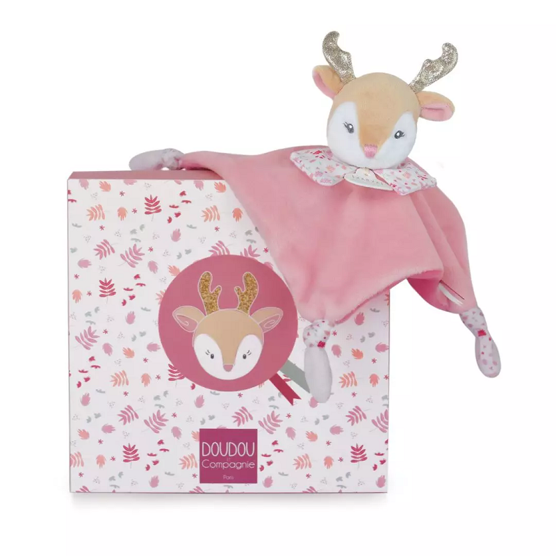 Изображение товара Комфортер Олененок от Doudou et Compagnie - мягкий и безопасный друг для детей