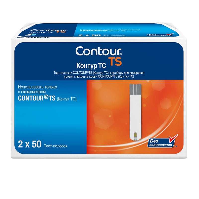 Изображение товара Тест-полоски для глюкометра Контур ТС, 50 шт + 50 шт, швейцарское качество