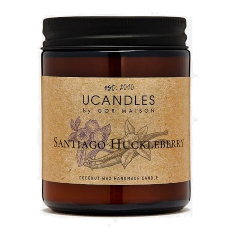 Изображение товара Ароматическая свеча Ucandles Chez Maman Черника 190 г для уюта и декора