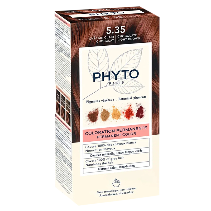 Изображение товара Phyto Крем-краска для волос Тон 5.35 Шоколадный светлый шатен