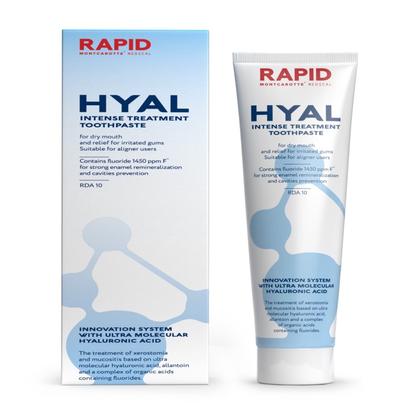 Изображение товара Montcarotte Рапид Гиал зубная паста для восстановления 75 мл