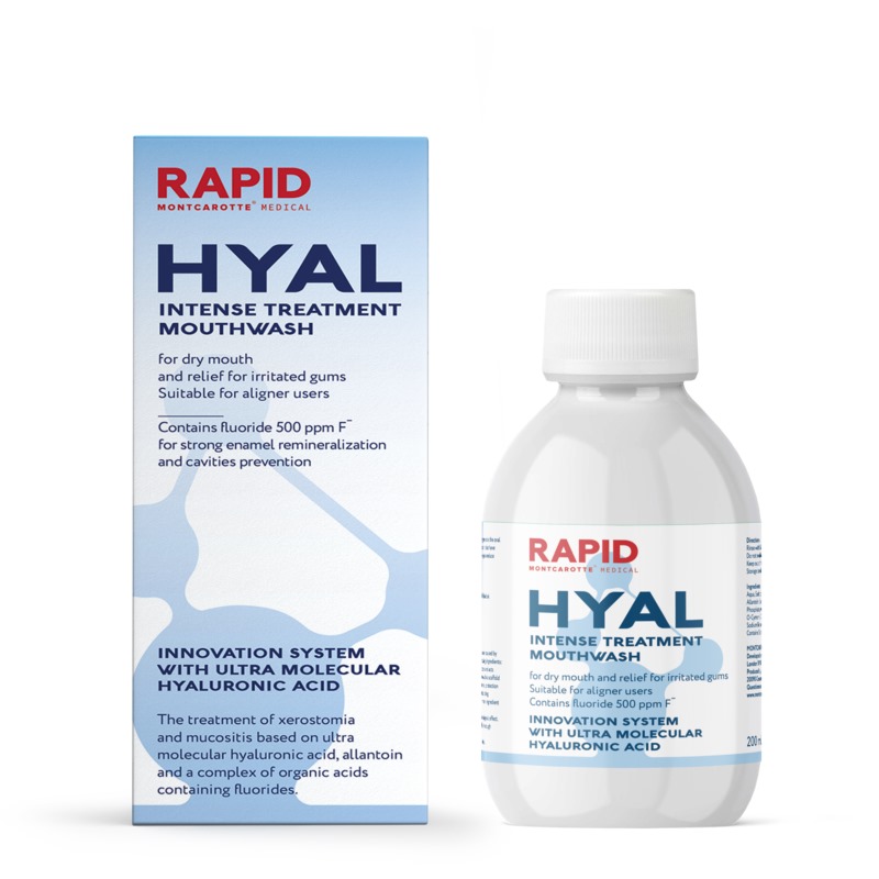 Изображение товара Montcarotte Рапид Гиал - ополаскиватель для полости рта 200 мл
