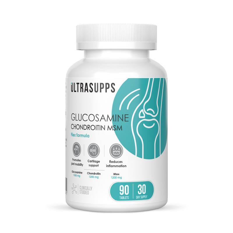 Изображение товара Ультрасппс Глюкозамин Хондроитин МСМ таблетки 90 шт для суставов