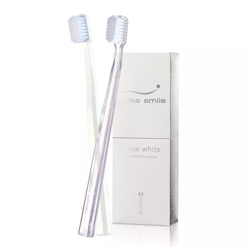 Изображение товара Набор отбеливающих зубных щеток Swiss Smile Сноу Вайт, 2 шт