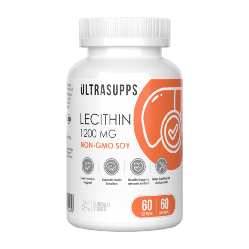 Изображение товара Ultrasupps Лецитин 1200 мг капсулы 60 шт для здоровья сосудов и мозга