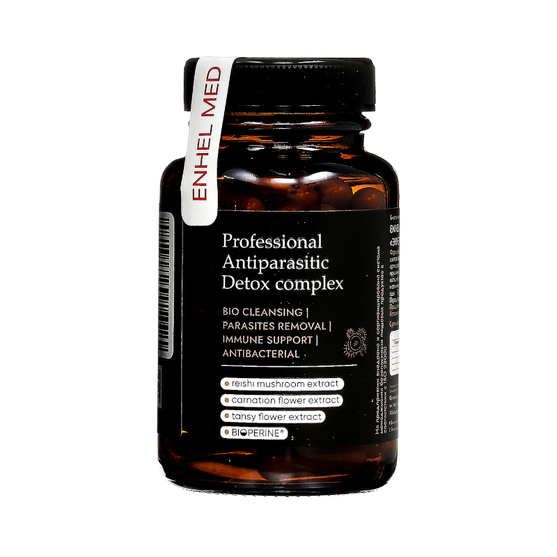Изображение товара Enhel Med Комплекс антипаразитарный с биоперином капсулы 60 шт Япония