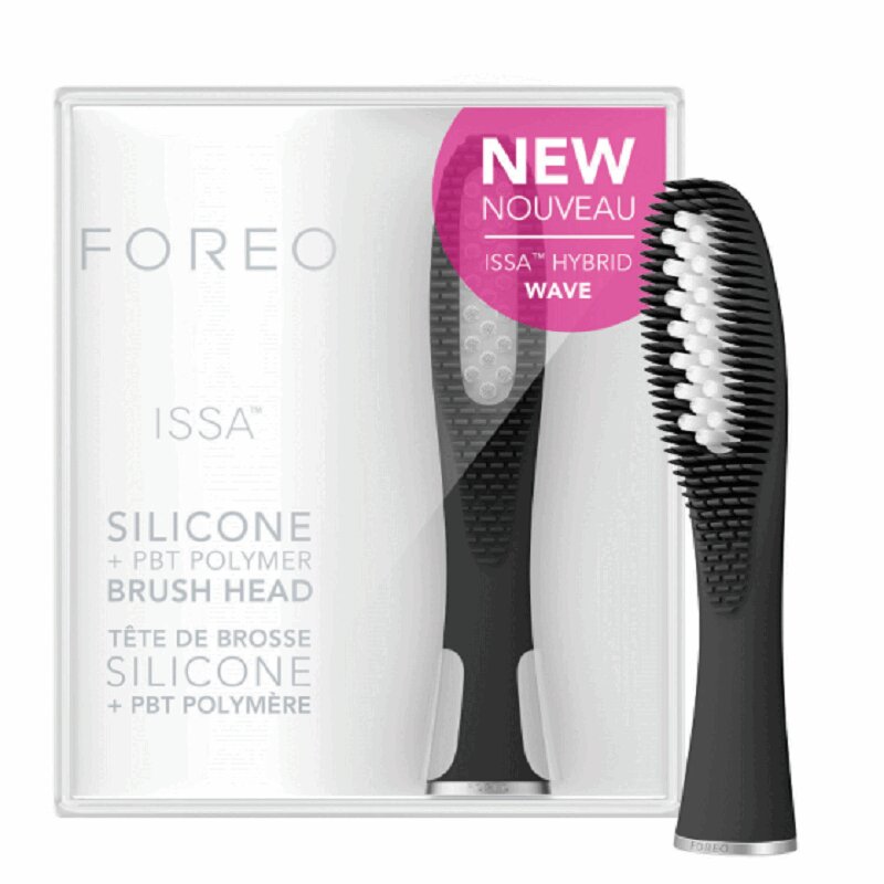 Изображение товара Гибридная сменная головка для зубной щетки Foreo ISSA Черная, универсальная