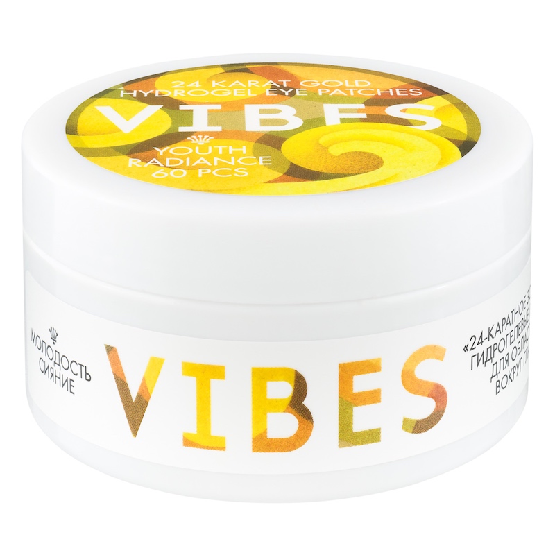 Изображение товара Vibes Гидрогелевые патчи для глаз 24-каратное золото 60 шт