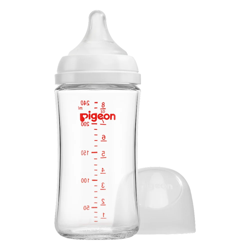 Изображение товара Стеклянная бутыль объемом 240 мл Пиджен Перистальтик Плюс