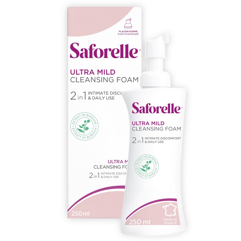 Изображение товара Сафорель Пенка для интимной гигиены ультра-мягкая 250 мл натуральное средство для ежедневного ухода