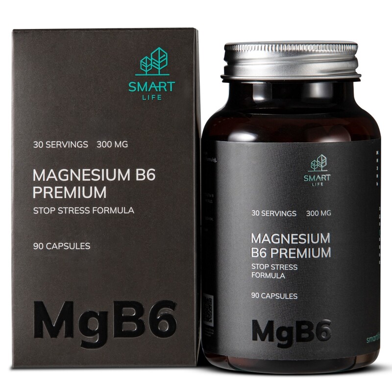 Изображение товара Магний В6 Премиум капсулы для поддержки нервной системы 90 шт