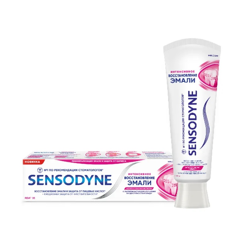 Изображение товара Зубная паста Sensodyne Интенсивное Восстановление Эмали 75 мл для чувствительных зубов