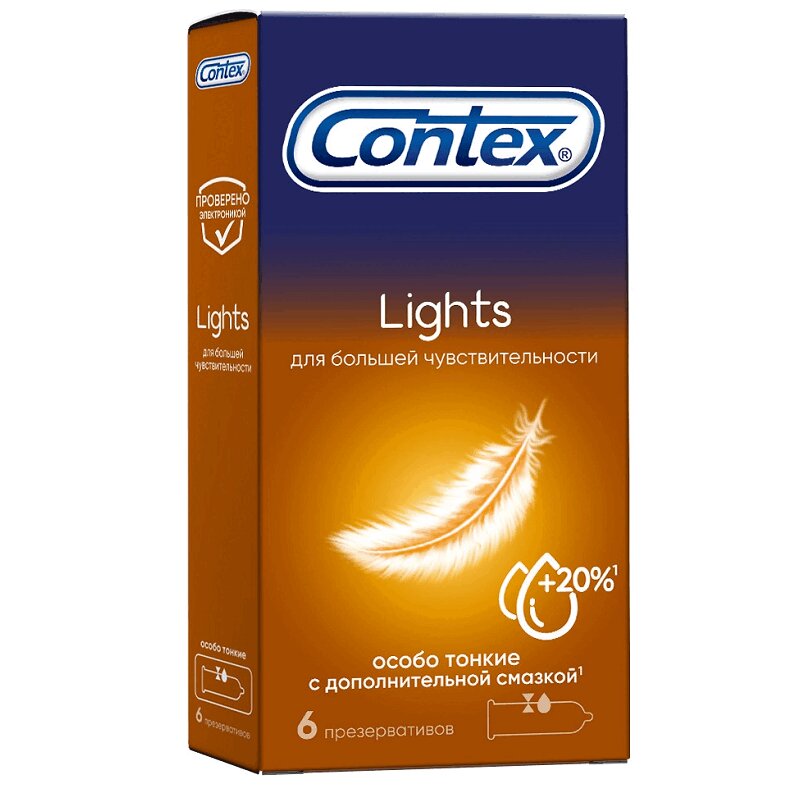 Изображение товара Контехс Лайтс Презервативы особо тонкие 6 шт для максимального естественного ощущения