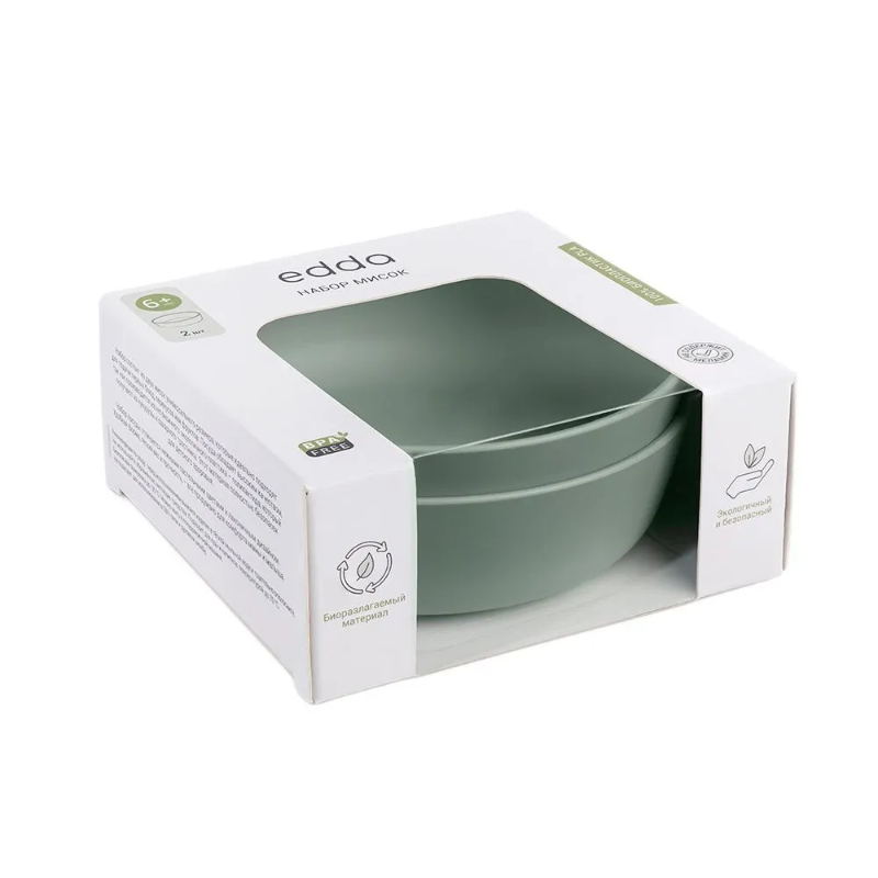 Изображение товара Edda Набор мисок шалфейный