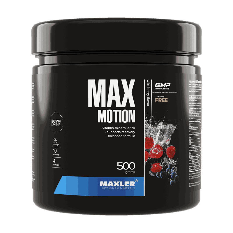 Изображение товара Порошковый напиток Max Motion Maxler Тренировочный комплекс (изотоник) с витаминно-минеральной форм