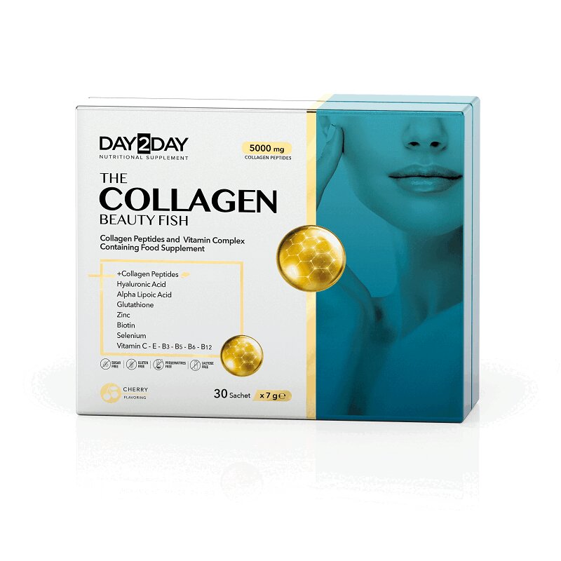 Изображение товара Коллаген в порошке Orzax Day2Day Beauty Fish 30 шт для здоровья и красоты кожи