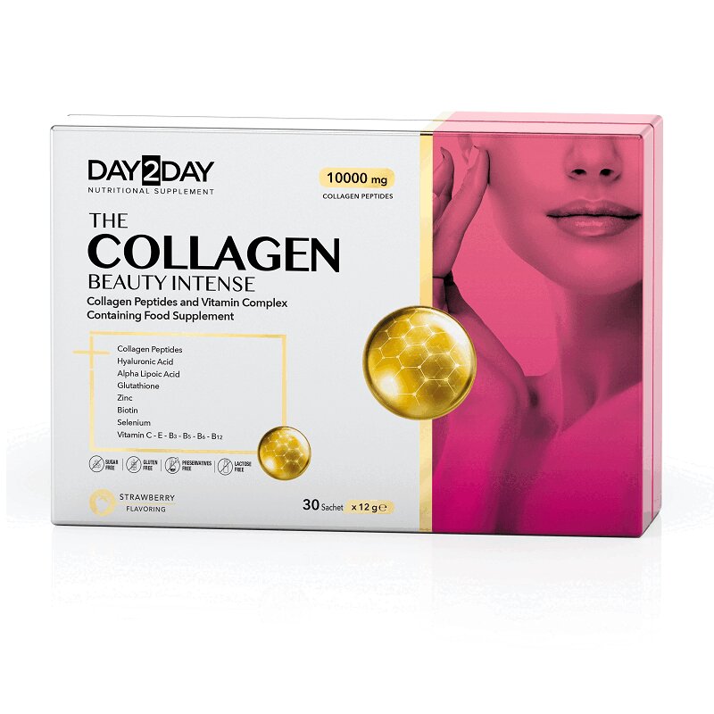 Изображение товара Orzax Day2Day Beauty Intense Коллаген порошок клубника 30 шт для красоты