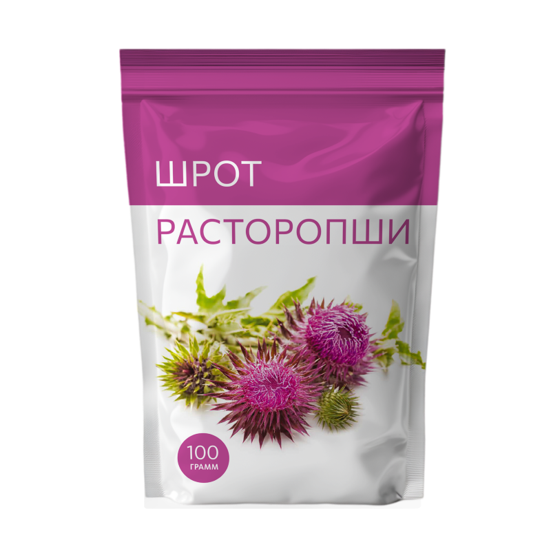 Изображение товара Расторопша шрот 100 г для поддержки печени и ЖКТ натуральный продукт