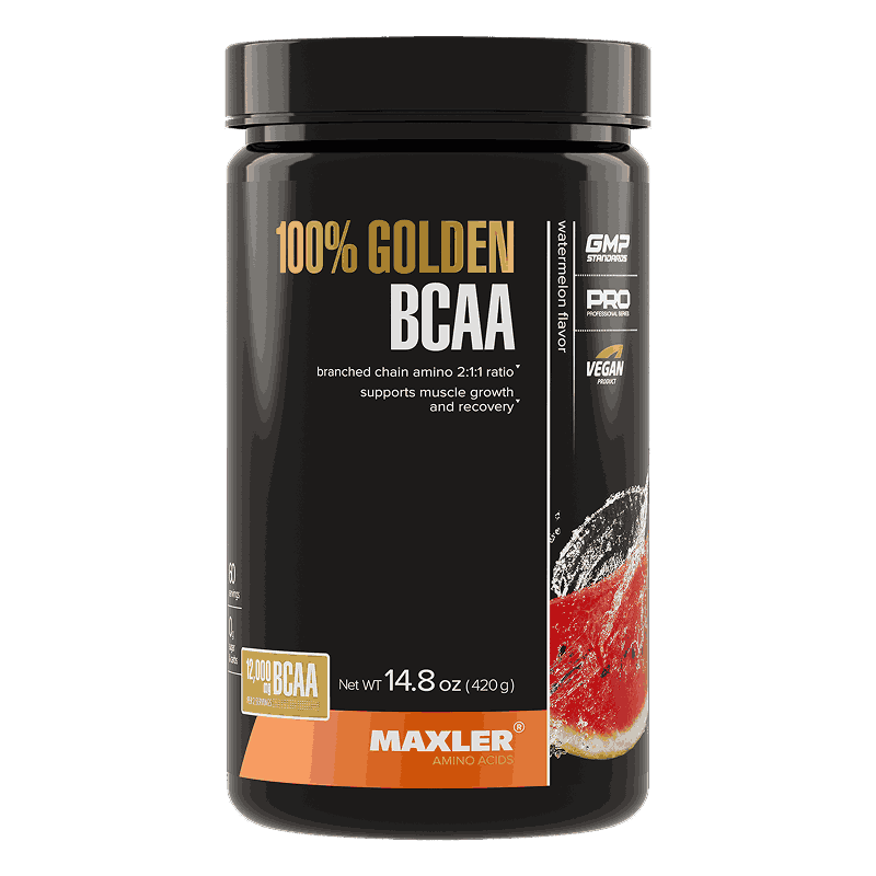 Изображение товара Maxler Golden BCAA порошок Арбуз 420 г - быстрое восстановление и рост мышц