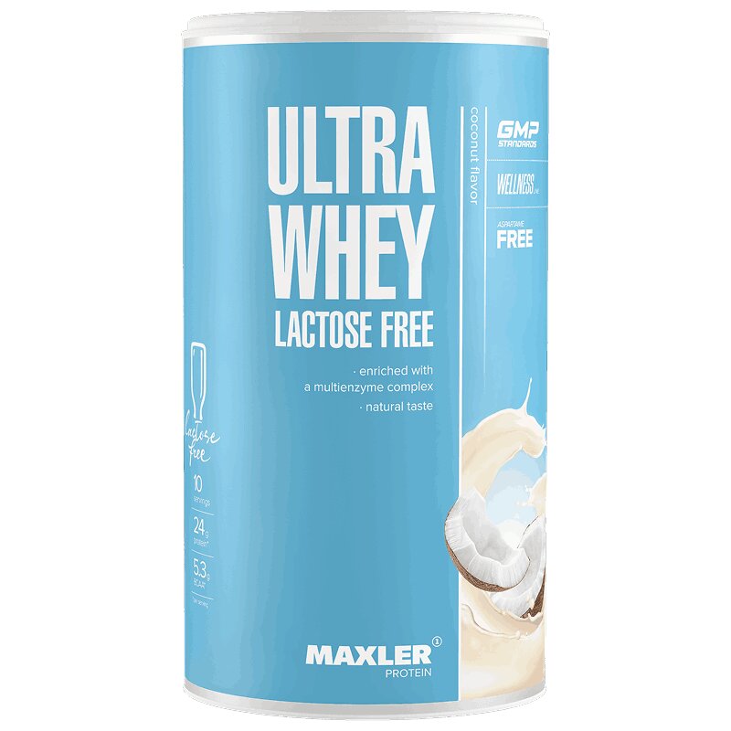 Изображение товара Maxler Ultra Whey Белковая сыворотка без лактозы Кокос 300 г Германия