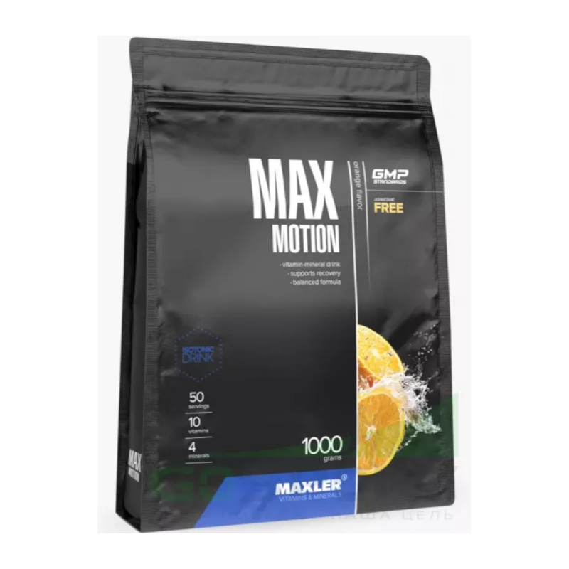 Изображение товара Maxler Max Motion Изотонический напиток Апельсин 1000 г