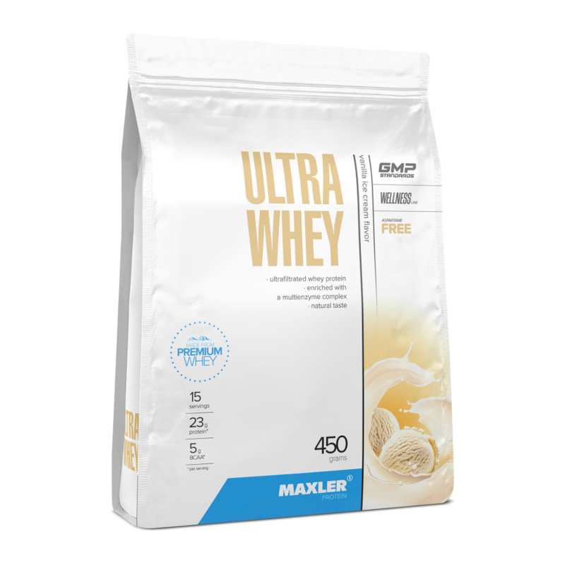 Изображение товара Ultra Whey Белковая сыворотка порошок Ванильное мороженое 450 г