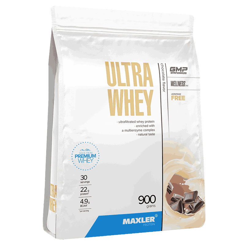 Изображение товара Maxler Ultra Whey Белковая сыворотка порошок Шоколад 900 г