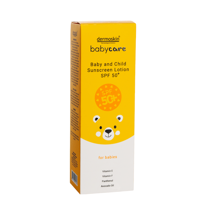Изображение товара Детский солнцезащитный лосьон SPF 50+ Dermoskin BabyCare 100 мл для чувствительной кожи детей