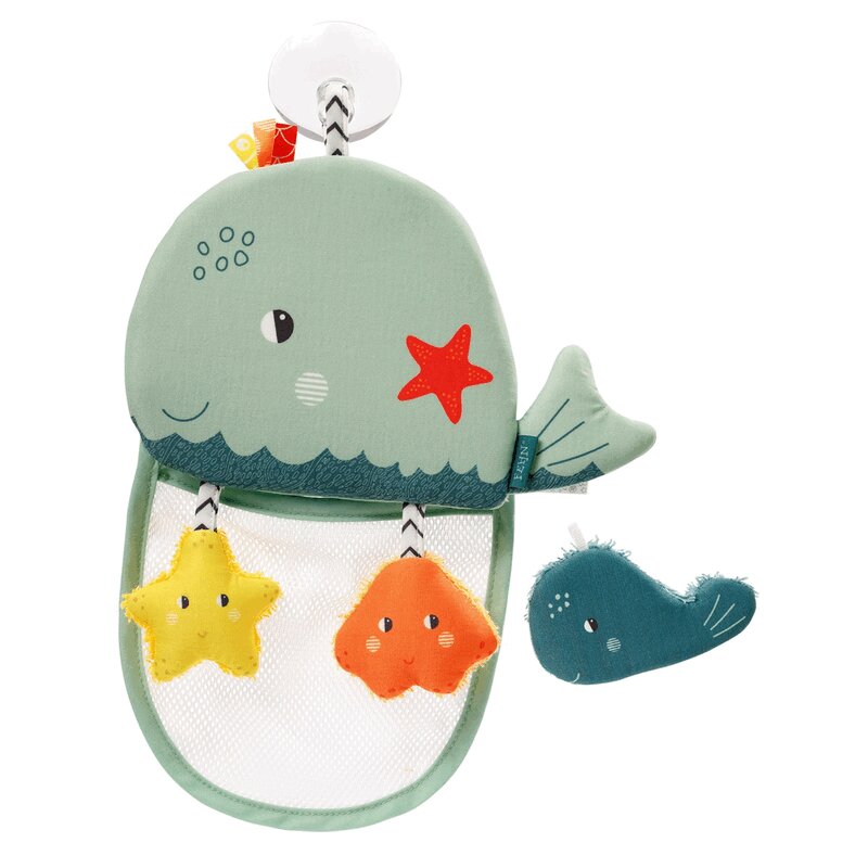 Изображение товара Fehn Кит игрушка для ванны с присоской и сеткой