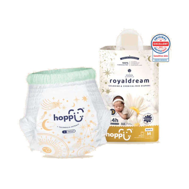 Изображение товара Подгузники-трусики для детей Hoppi RoyalDream 6-11 кг 42 шт