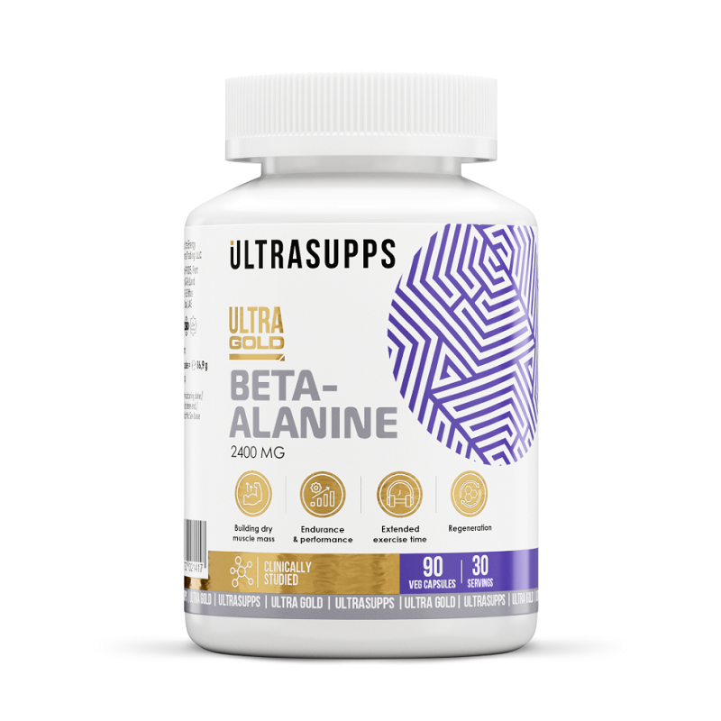 Изображение товара Ultra Gold Beta-Alanine капсулы для повышения выносливости и быстрого восстановления 90 шт